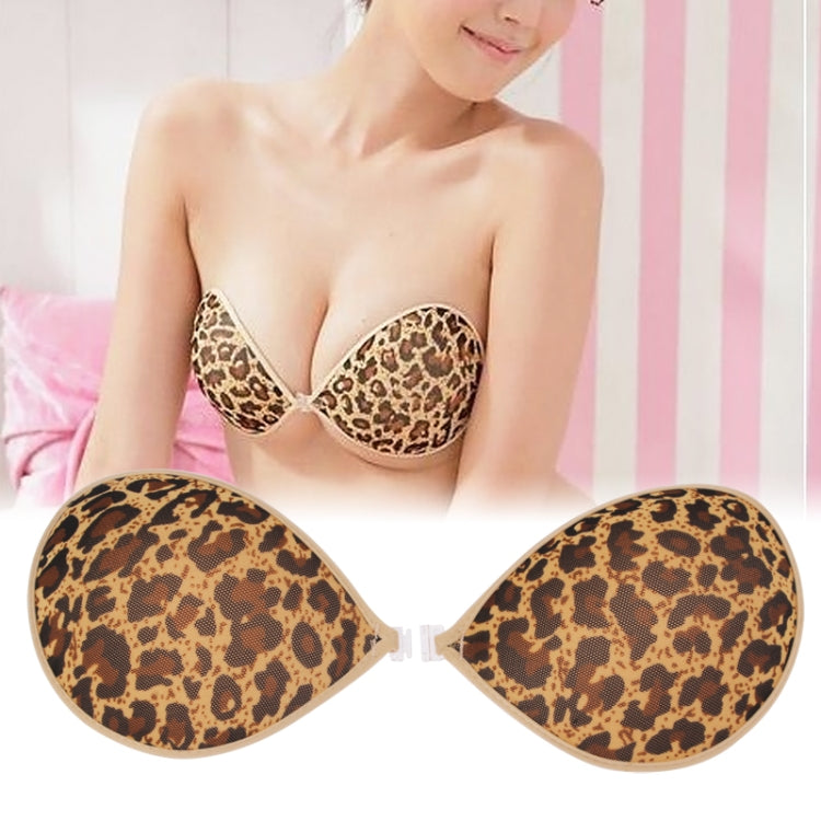 Reggiseno invisibile del reggiseno nudo del modello del leopardo di alta qualità di modo (dimensione: B) Reggiseno invisibile del reggiseno nudo del modello del leopardo di alta qualità di modo (dimensione: B)
